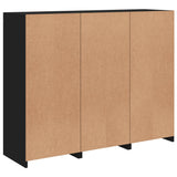 Sideboards With Led Lights 3 Pcs Engineered Wood