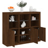 Sideboards With Led Lights 3 Pcs Engineered Wood