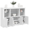 Sideboards With Led Lights 3 Pcs Engineered Wood