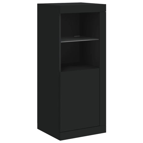 Sideboards With Led Lights 3 Pcs Engineered Wood