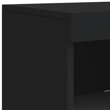 Sideboards With Led Lights 3 Pcs Engineered Wood