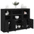 Sideboards With Led Lights 3 Pcs Engineered Wood