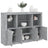 Sideboards With Led Lights 3 Pcs Engineered Wood