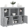 Sideboards With Led Lights 3 Pcs Engineered Wood
