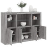 Sideboards With Led Lights 3 Pcs Engineered Wood