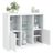 Sideboards With Led Lights 3 Pcs Engineered Wood