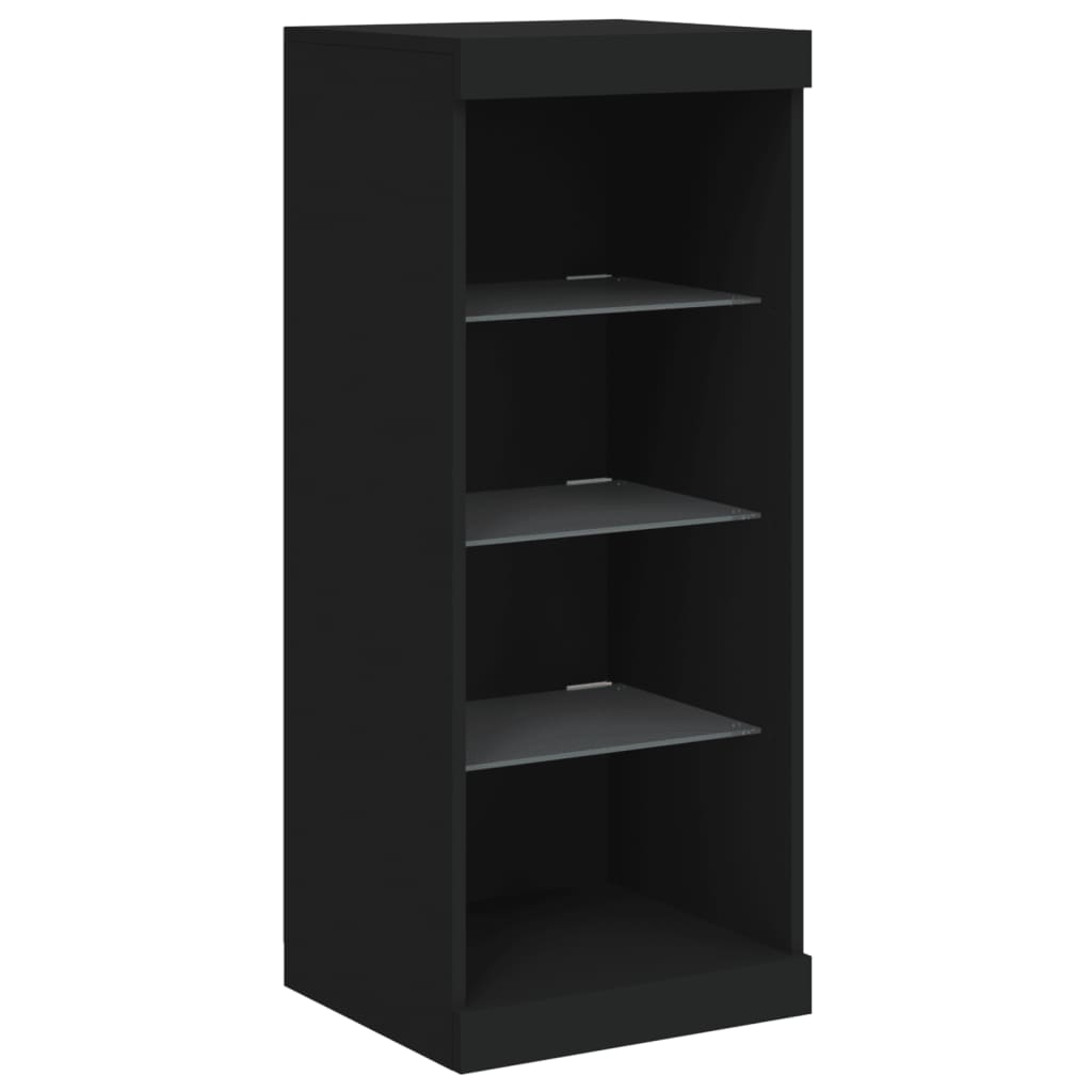 Sideboards With Led Lights 3 Pcs Engineered Wood