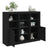 Sideboards With Led Lights 3 Pcs Engineered Wood
