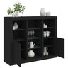 Sideboards With Led Lights 3 Pcs Engineered Wood