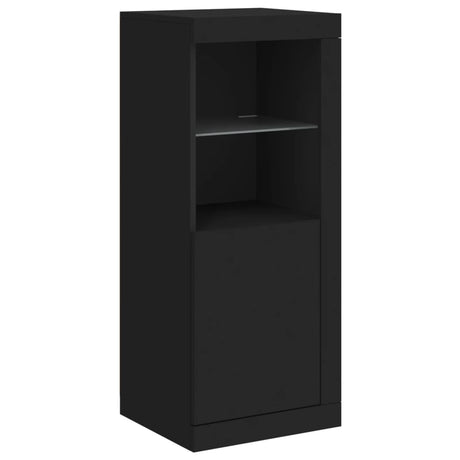 Sideboards With Led Lights 3 Pcs Engineered Wood