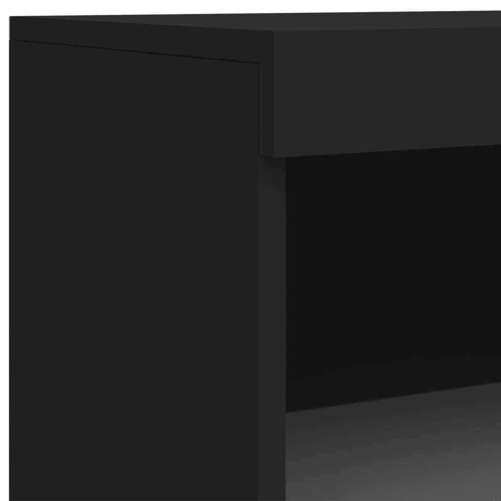 Sideboards With Led Lights 3 Pcs Engineered Wood