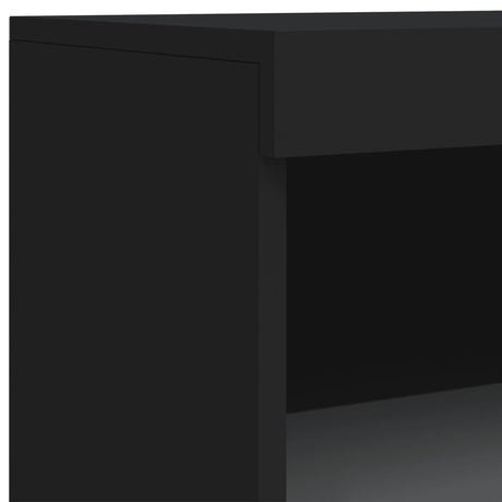 Sideboards With Led Lights 3 Pcs Engineered Wood