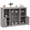 Sideboards With Led Lights 3 Pcs Engineered Wood