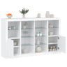 Sideboards With Led Lights 3 Pcs Engineered Wood