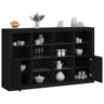 Sideboards With Led Lights 3 Pcs Engineered Wood