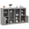 Sideboards With Led Lights 3 Pcs Engineered Wood