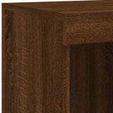 Sideboards With Led Lights 3 Pcs Engineered Wood
