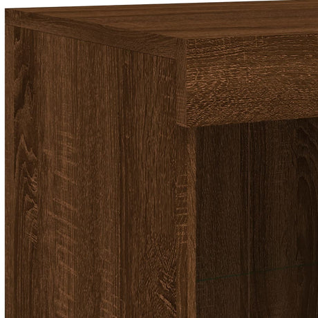 Sideboards With Led Lights 3 Pcs Engineered Wood