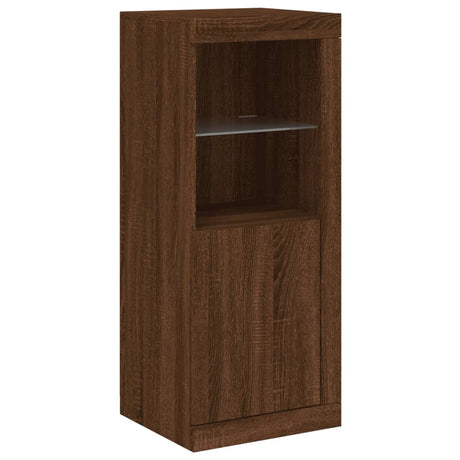 Sideboards With Led Lights 3 Pcs Engineered Wood