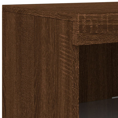 Sideboards With Led Lights 3 Pcs Engineered Wood
