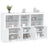 Sideboard With Led Lights 162X37X100 Cm