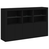 Sideboard With Led Lights 162X37X100 Cm