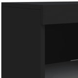 Sideboard With Led Lights 162X37X100 Cm