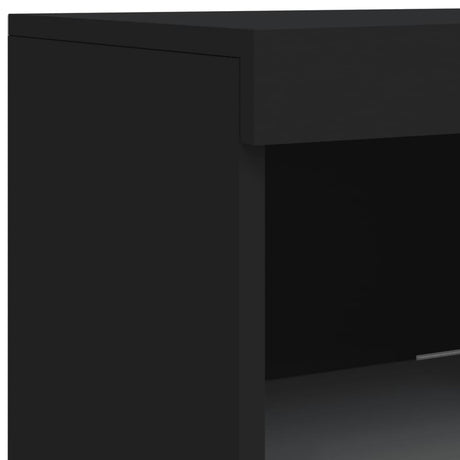 Sideboard With Led Lights 162X37X100 Cm