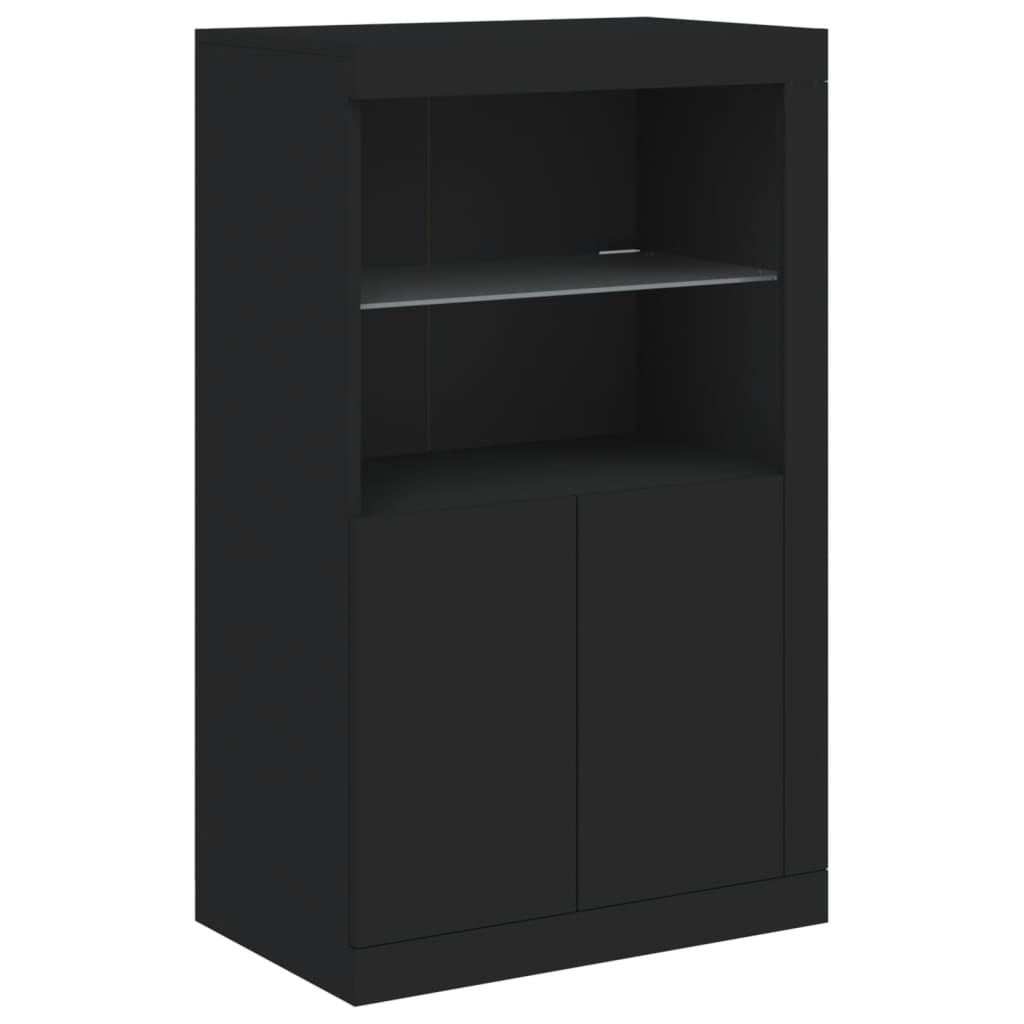 Sideboard With Led Lights 162X37X100 Cm