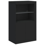 Sideboard With Led Lights 162X37X100 Cm