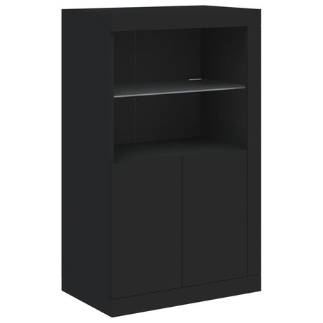 Sideboard With Led Lights 162X37X100 Cm
