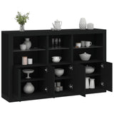Sideboard With Led Lights 162X37X100 Cm