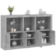 Sideboard With Led Lights 162X37X100 Cm