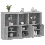 Sideboard With Led Lights 162X37X100 Cm