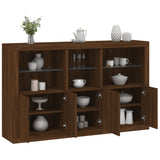 Sideboard With Led Lights 162X37X100 Cm