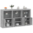 Sideboard With Led Lights 181.5X37X100 Cm