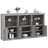 Sideboard With Led Lights 181.5X37X100 Cm