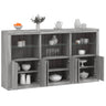 Sideboard With Led Lights 181.5X37X100 Cm