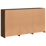 Sideboard With Led Lights 181.5X37X100 Cm