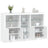 Sideboard With Led Lights 162X37X100 Cm