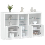 Sideboard With Led Lights 162X37X100 Cm