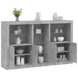 Sideboard With Led Lights 162X37X100 Cm