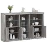 Sideboard With Led Lights 162X37X100 Cm