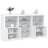 Sideboard With Led Lights 181.5X37X100 Cm