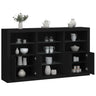 Sideboard With Led Lights 181.5X37X100 Cm