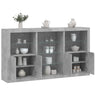 Sideboard With Led Lights 181.5X37X100 Cm