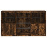 Sideboard With Led Lights 181.5X37X100 Cm