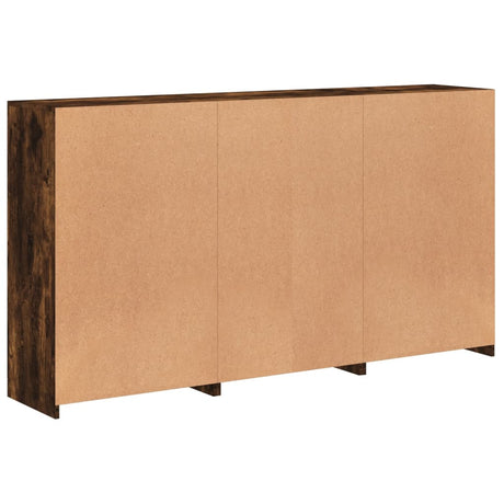 Sideboard With Led Lights 181.5X37X100 Cm