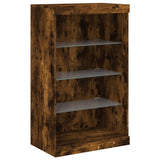 Sideboard With Led Lights 181.5X37X100 Cm