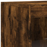 Sideboard With Led Lights 181.5X37X100 Cm